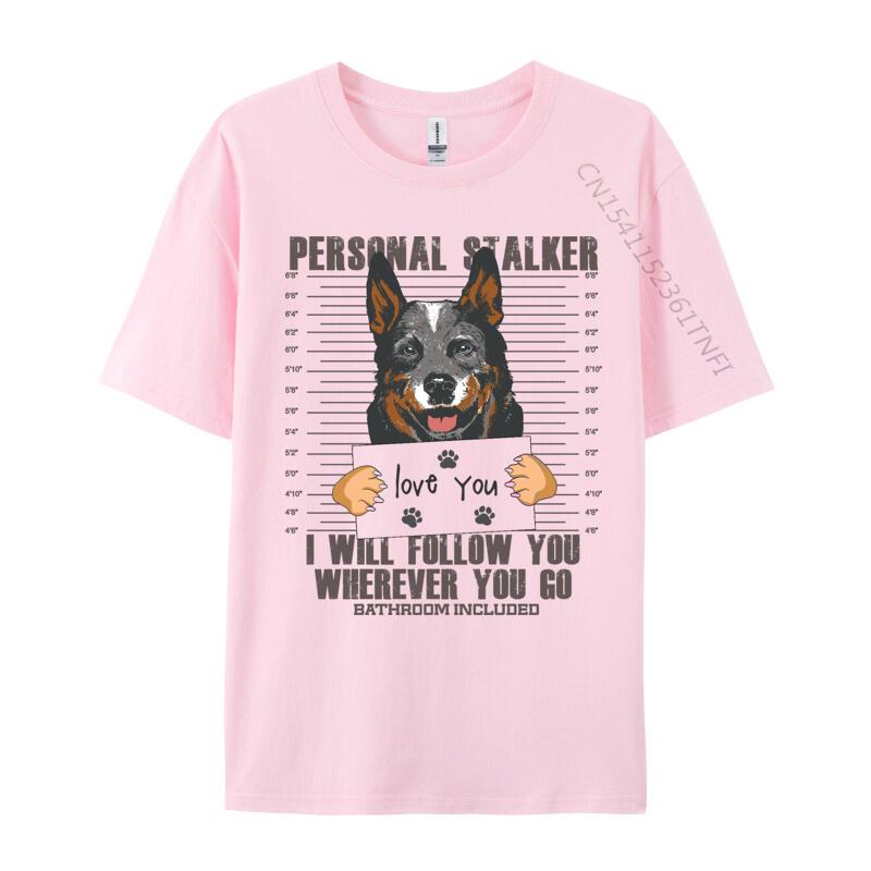 Blue Heeler Australský pastevecký pes Tričko Vlastní pánské tričko Ležérní topy Tričko Přiléhavé Volnočasová trička Špičková kvalita