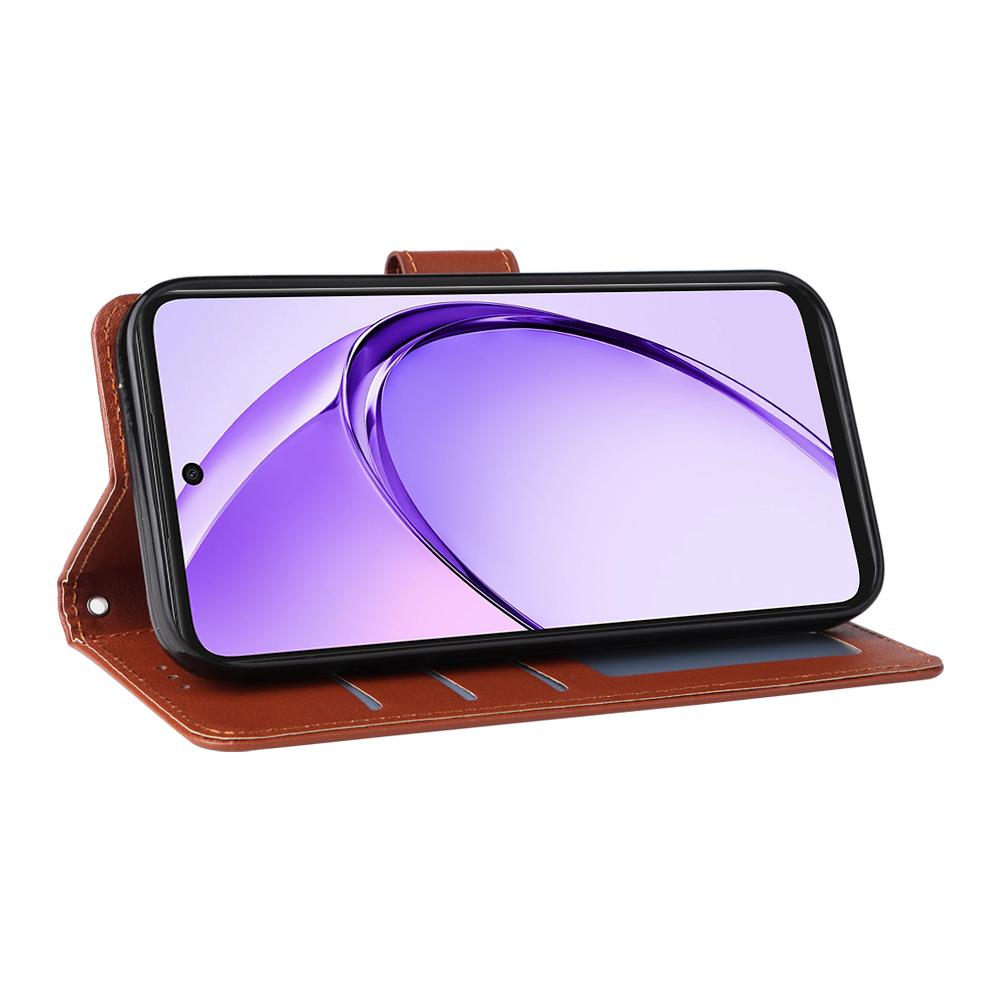 Phone Case For Oppo A5 Pro 5G (Global)/4G (Global)/A5 Energy 5G (China) ,Wallet Stand View PU Leather Cover with Wrist Strap