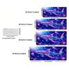Large XXL Gaming Mouse Pad Magical Winged Unicorn Cosmic Shark Non-Slip Rubber Deskmat Keyboard Fantasy Sea Forest Art Mousepad