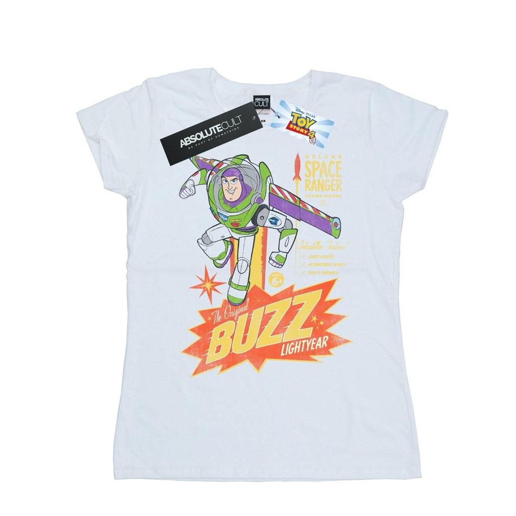 Disney Womens/Ladies Toy Story 4 The Original Buzz Lightyear Cotton T-Shirt