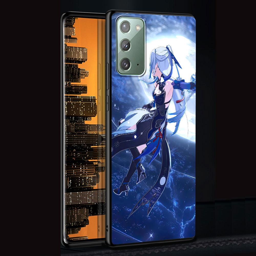 Husă Jing Liu Honkai Star Rail pentru Samsung Galaxy Note 10 Plus 20 Ultra 9 8 Husă de telefon TPU Negru Moale Funda Capa