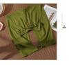 Plus Size Women's High-Waisted Ice Silk Harem Pants - Breathable, Slimming, Wide-Leg, Nine-Point Length