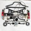 Custom Go-Kart Front Suspension Kit with Steering Wheel, Knuckle Arm, Rocker Arm, and Disc Brake