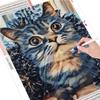 Diamond Painting New Arrival Cat Picture Of Rhinestone Diamond Embroidery Sale Animal Christmas Gift Decor For Home