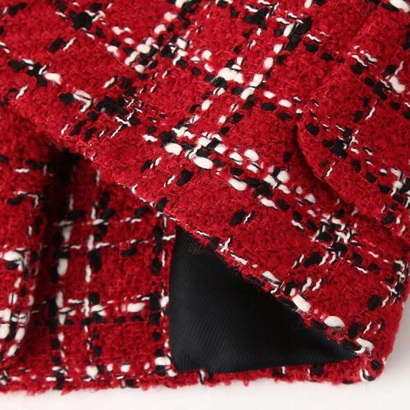 Kaslead New Arrival Women's Clothing Fashion Wind Belt Padded Shoulder Texture Outwear Half Culottes 8966581 9060581