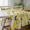 Waterproof Lemon Print Yellow Tablecloth - Korean Style INS Trendy Dining and Coffee Table Mat