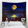 Ocean Moon Přírodní scenérie Dekorativní tapiserie Bohemian Hippie Wall Dekorativní tapiserie Domácí dekorativní tapiserie Tapiserie