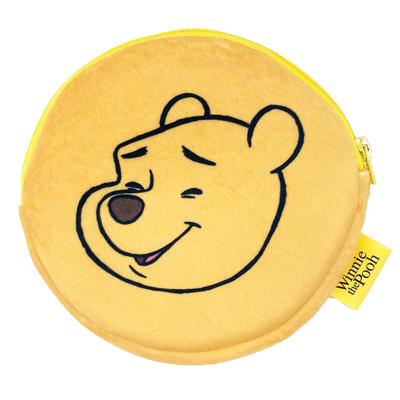MORIPiLO Kapesníček Medvídek Pú Disney Plyšový 13x13cm Disney Morishita Povlak na polštář, Pú, Zboží, Sáček, Malý, Roztomilý, (Vtipný obličej, Žlutý), Postava,