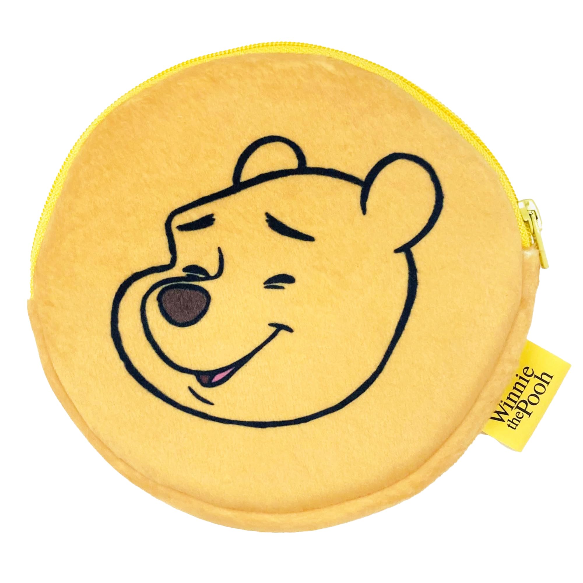 

MORIPiLO Tissue Winnie the Disney Plush 13x13cm Disney Morishita Pillow Case, Pooh, Merchandise, Pouch, Small, Cute, (Funny Face, Yellow), Character,