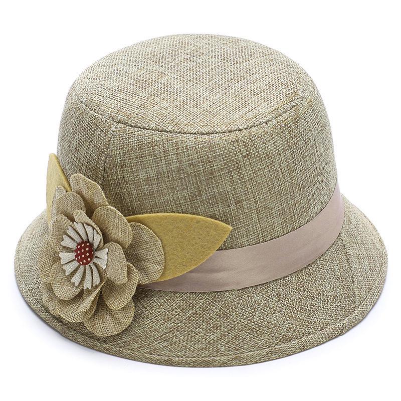 Spring and Summer Hats, Ladies' Sunshade Top Hats, Sun Protection and Breathability, Large-flowered Princess-style Straw Hats