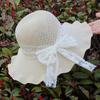 Women's Versatile Sun Protection Straw Hat, Summer 2026 Fashion, Wide Brim for Outdoor and Street Wear