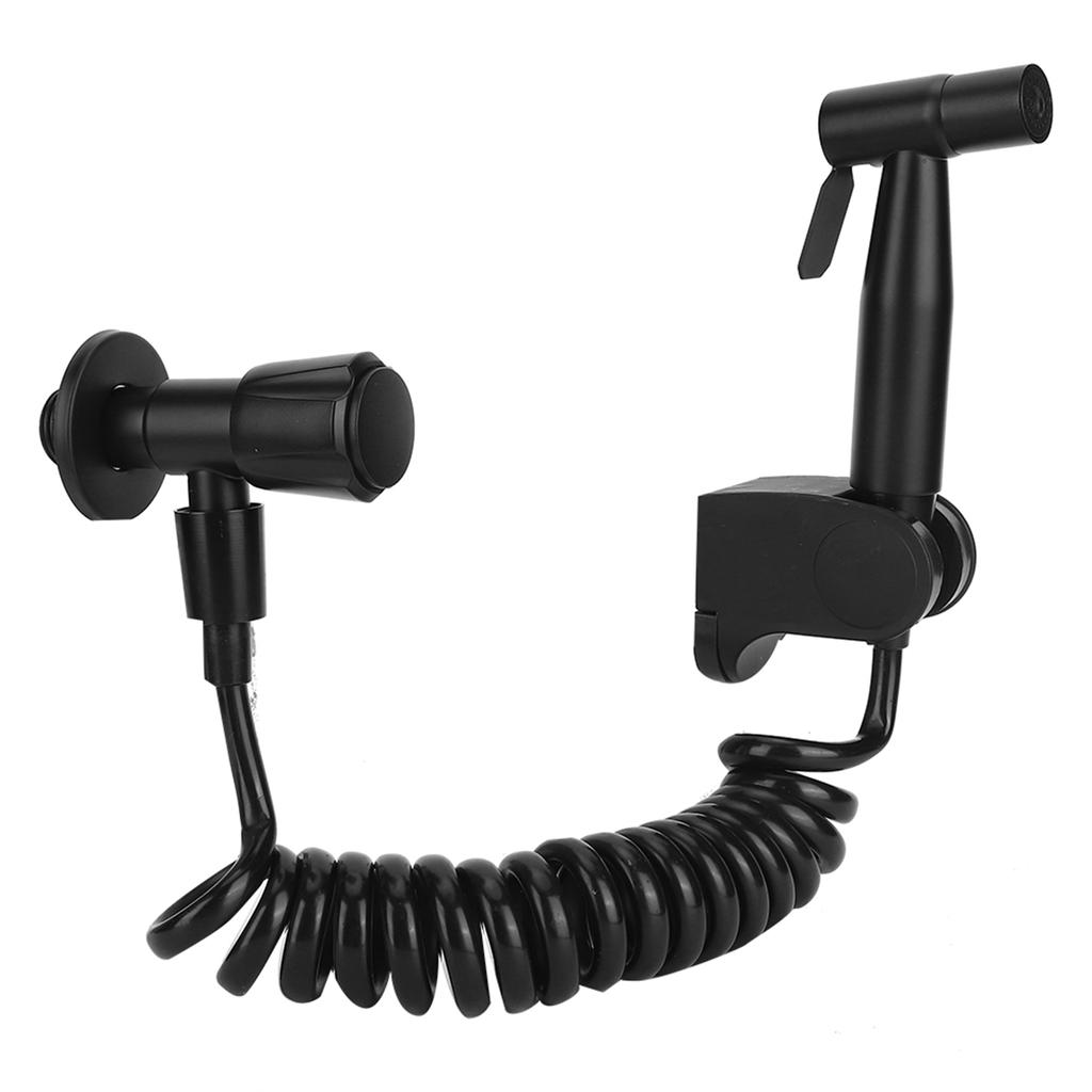 G1/2 Edelstahl Gewinde Bidet Sprayer Set für Badezimmer Toilette Schwarz B Stil