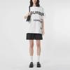 Burberry Drop Shoulder Sleeve T Shirt Women's White (Unisex) T-Shirts 80487481
