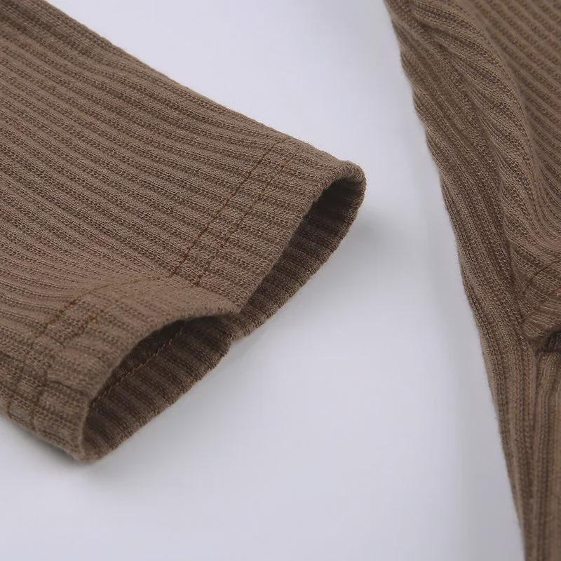 Sexy V-Neck Pleated Autumn/Winter European & American Style Slim Dress