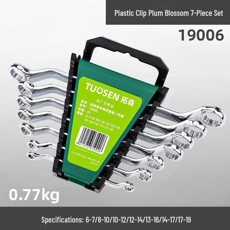 Set chei combinate cu capăt deschis și capăt inelar cu cap dublu - Set scule de reparații cu finisaj oglindă