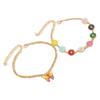Fashion Ladies Modern Anklet Set With Colorful Daisy Motif For Casual Wear