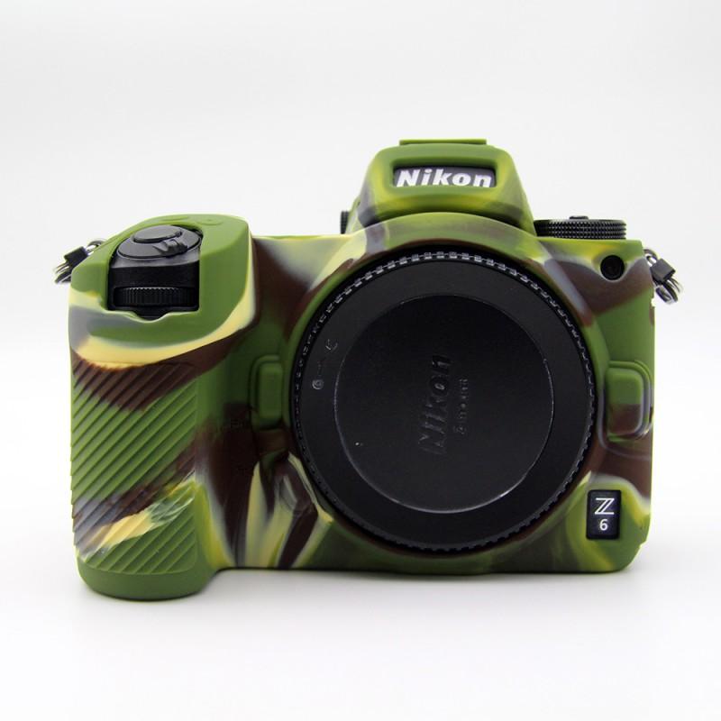 Silicone Camera Body Cover Nikon Z6 II Z7 Z5 Shockproof Protective Sleeve In Black Red Yellow Coffee Camo