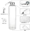 MYEEDA Water Bottle, 500ml, Made of Food-Contact Resin, Easy to Clean, MyBotto Plastic Clear Bottle, Stylish, Lightweight, Slim, Transparent,