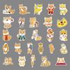 51 Cute Cartoon Shiba Inu Graffiti Stickers for Tablet, Suitcase, Car, Scooter, and Mobile Phone Decoration
