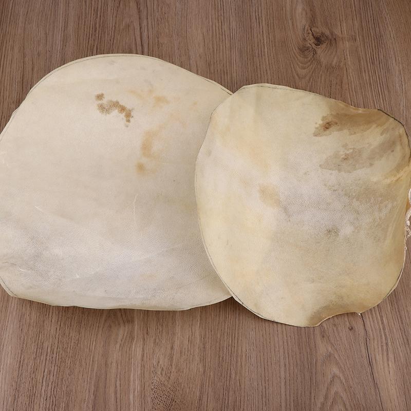 30/35CM Goat Skin Drum Head, Replacement Parts For African Drum, Bongo & Tambourine Percussion Instruments