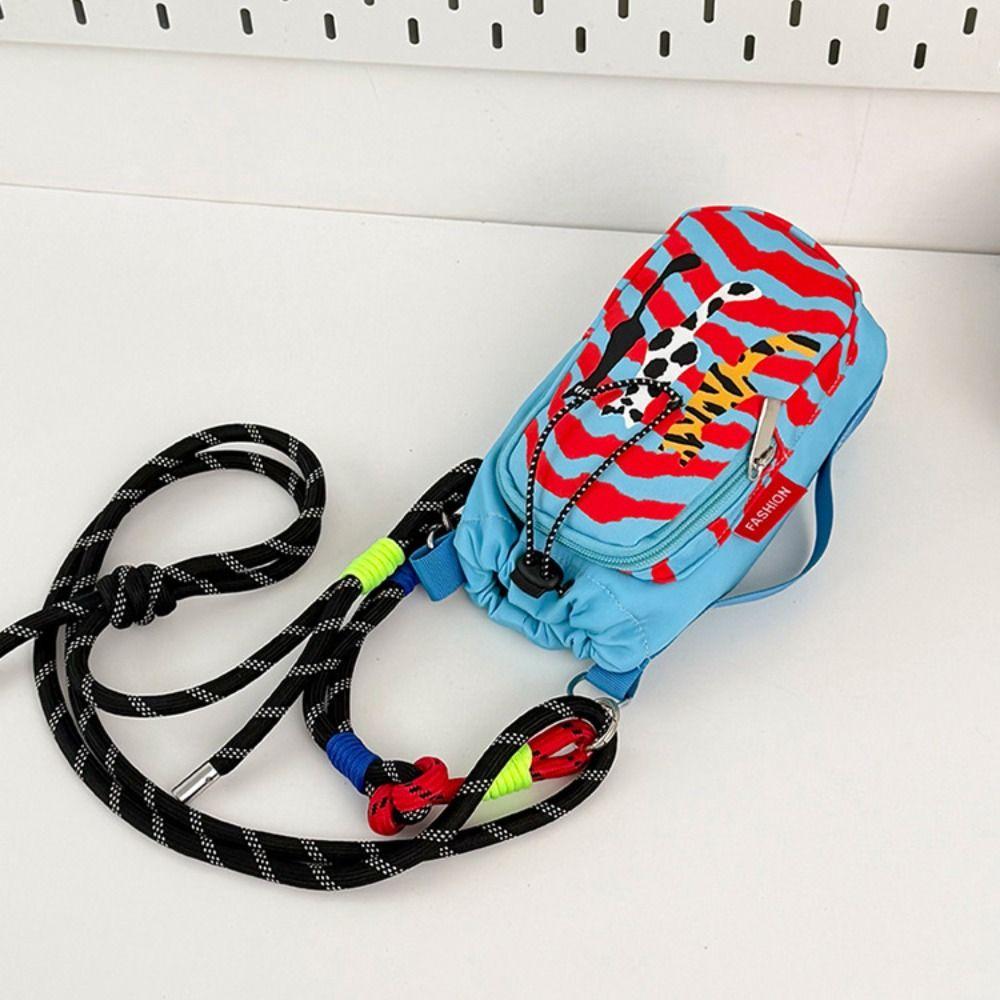 Borsa Portabottiglia Acqua Stile Dopamina Borsa Portatazza Termica Cartone Animato Tasca per Telefono Cellulare Uso Quotidiano