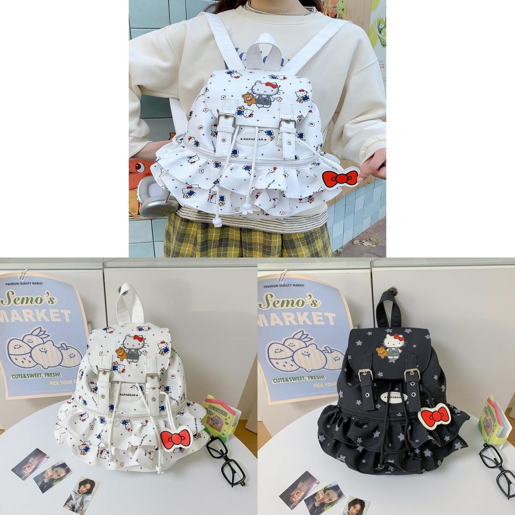 Hello Kitty Tote Bag With Polyester Material For Casual Daily Use And Lightweight Travel