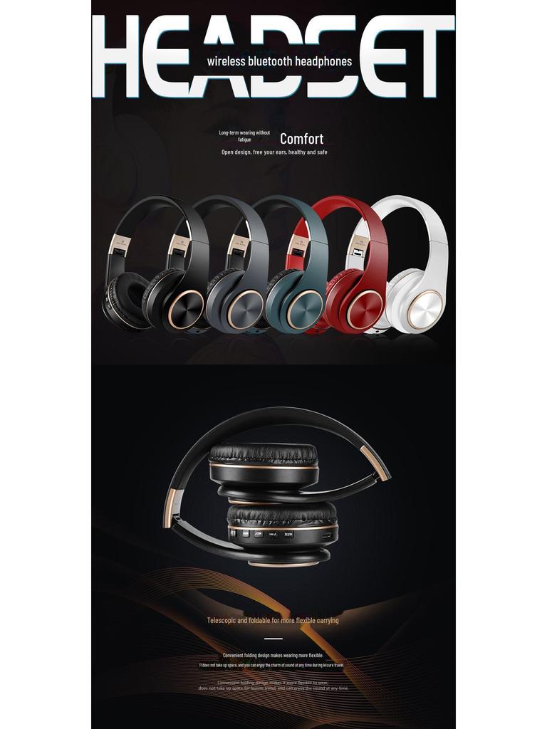 T8 Wireless Bluetooth Stereo Headset with Heavy Bass