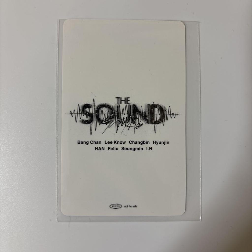 [USED] straykids THE SOUND Hyunjin Felix unit trading card