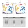 Pillow Case S-SpongeBobeds S-SquarePantsed Sponge Man Print  Pillow Cover For Living Room Chair Funny Pillowcases