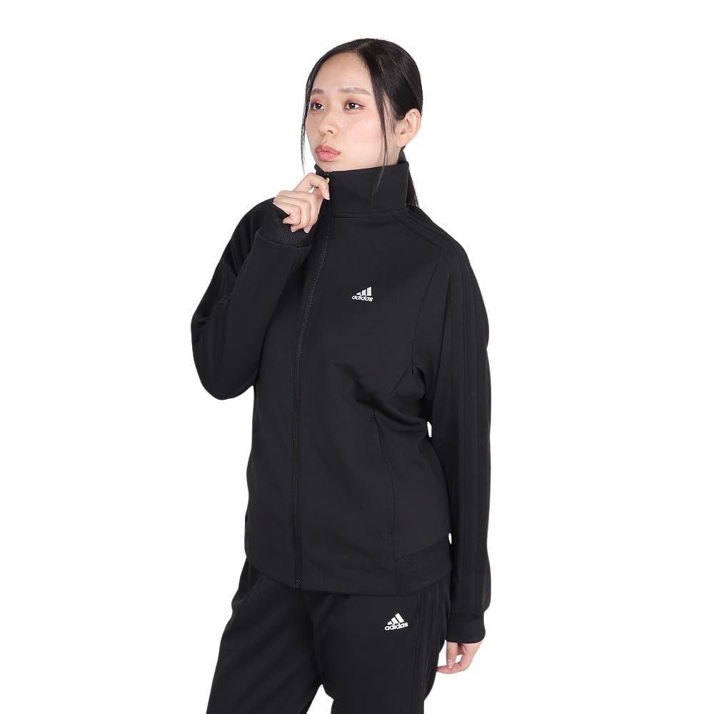 

Adidas KTX40 Track Black Size L Women s 3-Stripes Top, (JG3798),