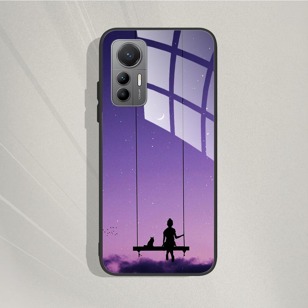 Mi 12 Lite Case for Xiaomi 12 Lite / Mi 12S Pro 12s Ultra Tempered Glass Cases For Xiaomi 12X 12 Pro Mi12 12Lite Cover Fundas