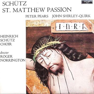LP Schallplatte PETER PEARS JOHN SHIRLEYQUIRK HE Schutz St. Matthäus-Passion ZRG689 ARGO 1972 UK Klassik Gebraucht