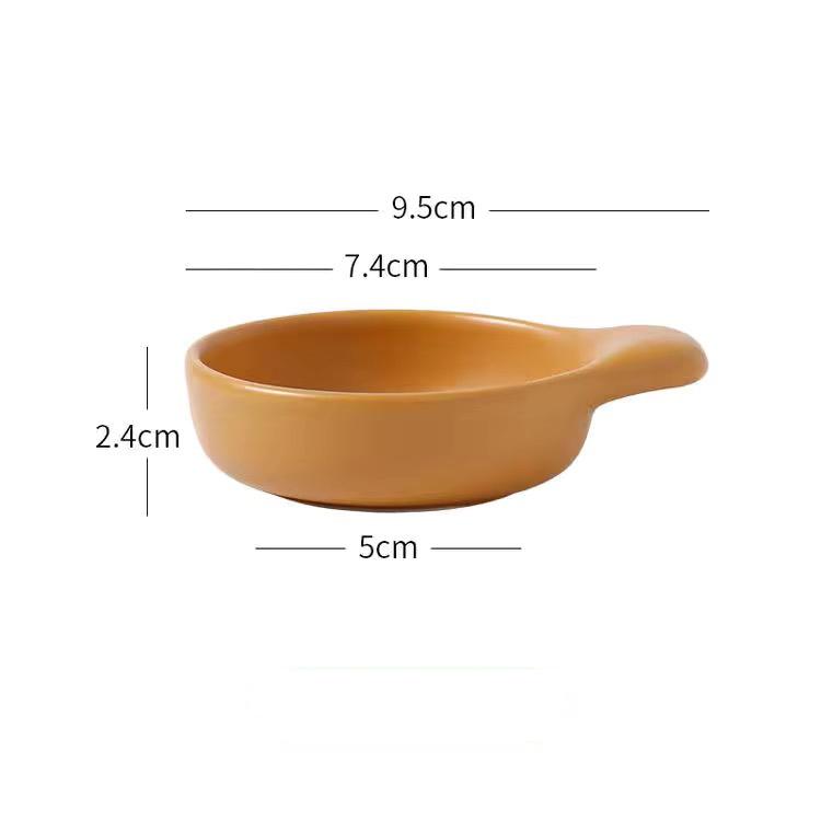 Nordic Stil Einfache Feste Farbe Kleine Platte Sauce Platte Keramik Geschirr Kleine Platte Küche Praktische Gewürz Werkzeug