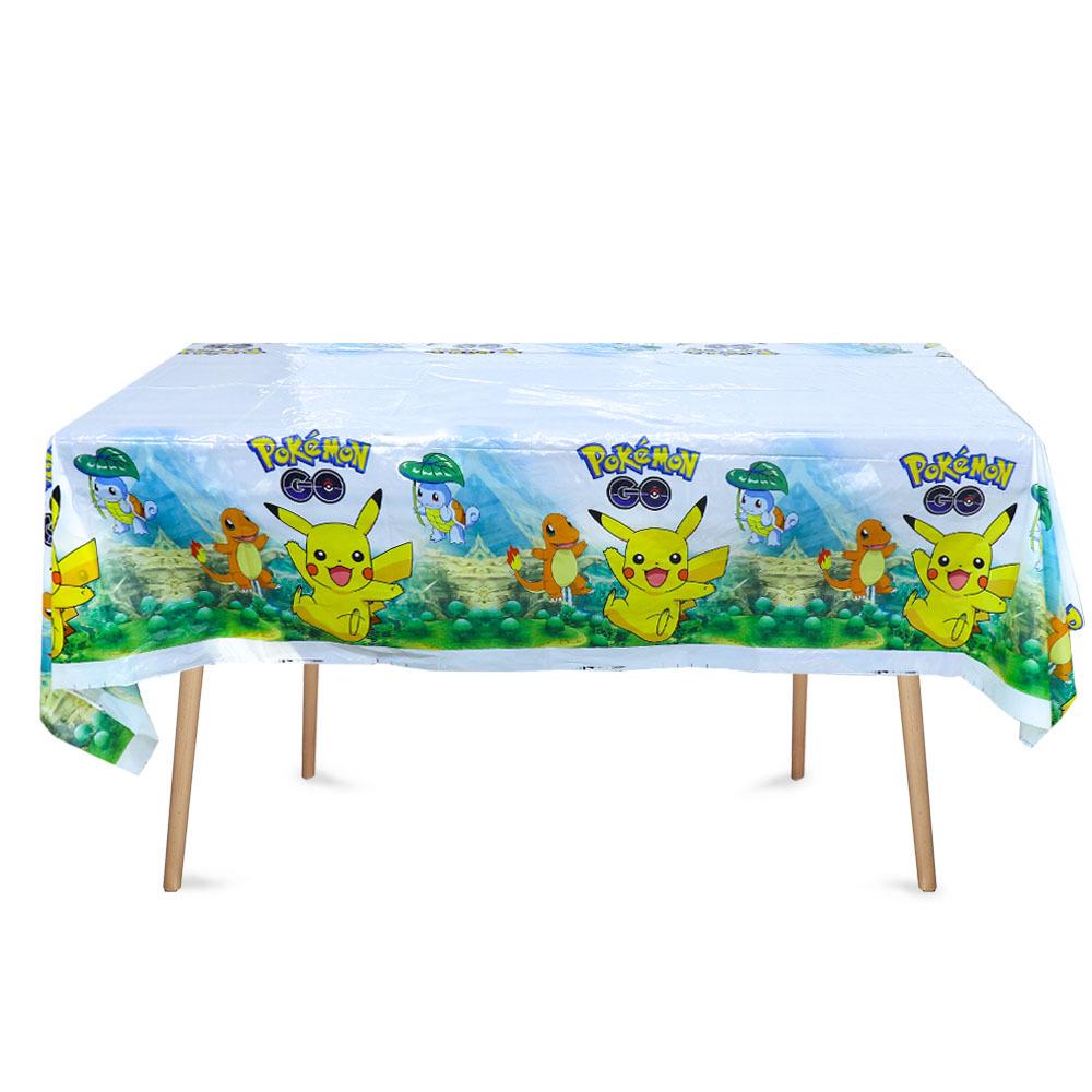 Pikachu Birthday Party Supplies: Disposable Plates, Cups, Napkins, Decorations for Girls, Children's Day Essentials.