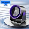 100-Speed USB Circulating Desktop & Wall-Mounted Electric Fan with Timer & Digital Display