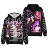 Cartoon Anime KPop Demon Hunters 3D Print Hoodies Casual Sweatshirts Oversized Hoodie Kids Pullovers Top Clothing