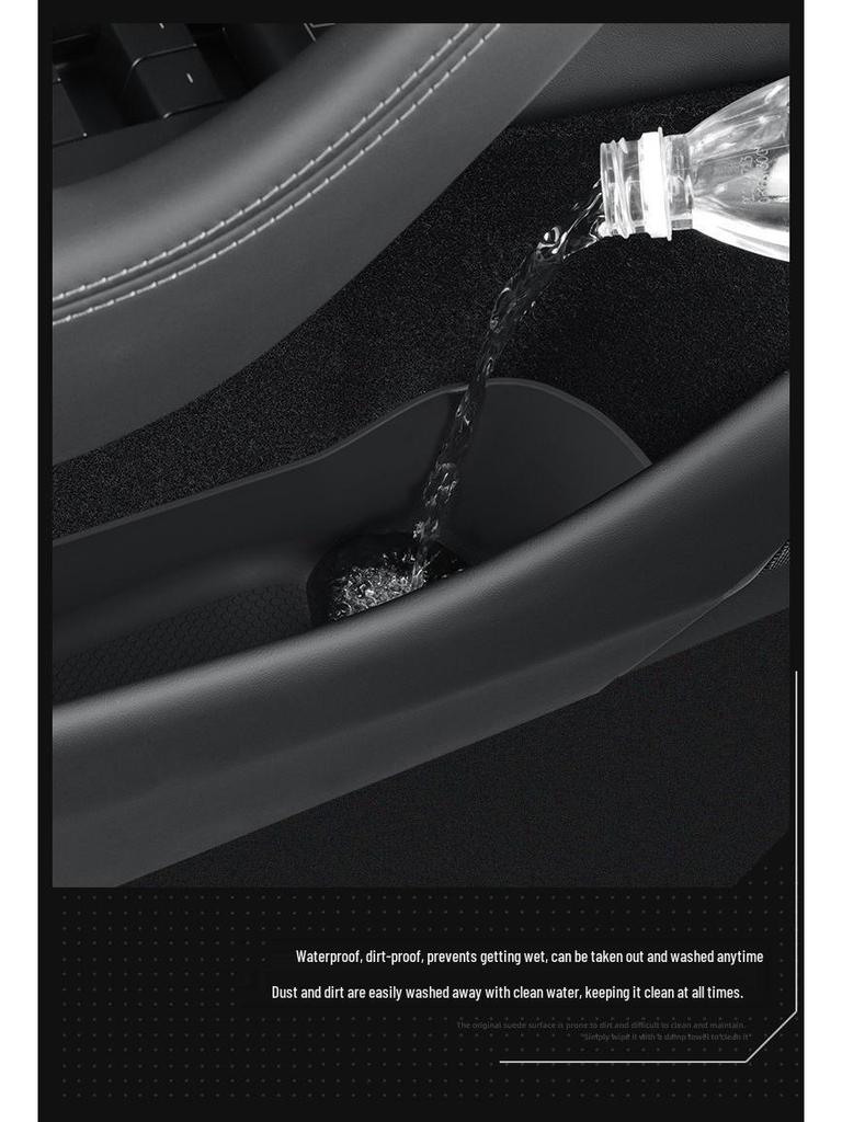 Tesla Model Y3 Door Storage with Velvet Lining - Maodouya Accessories