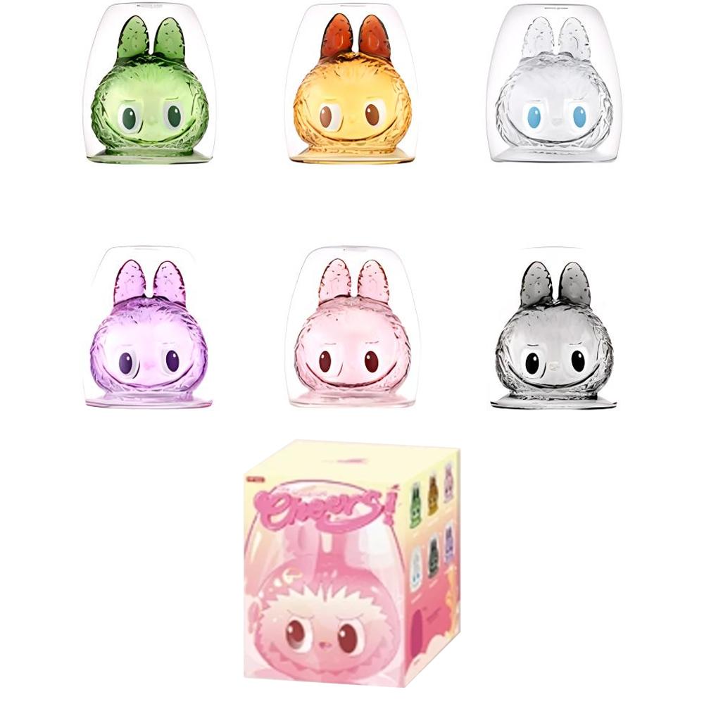 POP MART THE MONSTERS CHEERS Collection Double Layer Glass Cup Mystery Boxes, Single Mystery Box