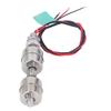 Float Switch Water Level Sensor 100mm Low Pressure Stainless Steel Double Ball Float Switch Sensor 0‑110V
