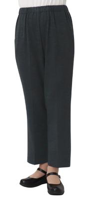 Atrean Senior Mode Winter Warm Schützenverein Karomuster 60cm Schrittlänge [9603] Damen-Hose, Fleecegefütterte Hose, (L, Anthrazit)