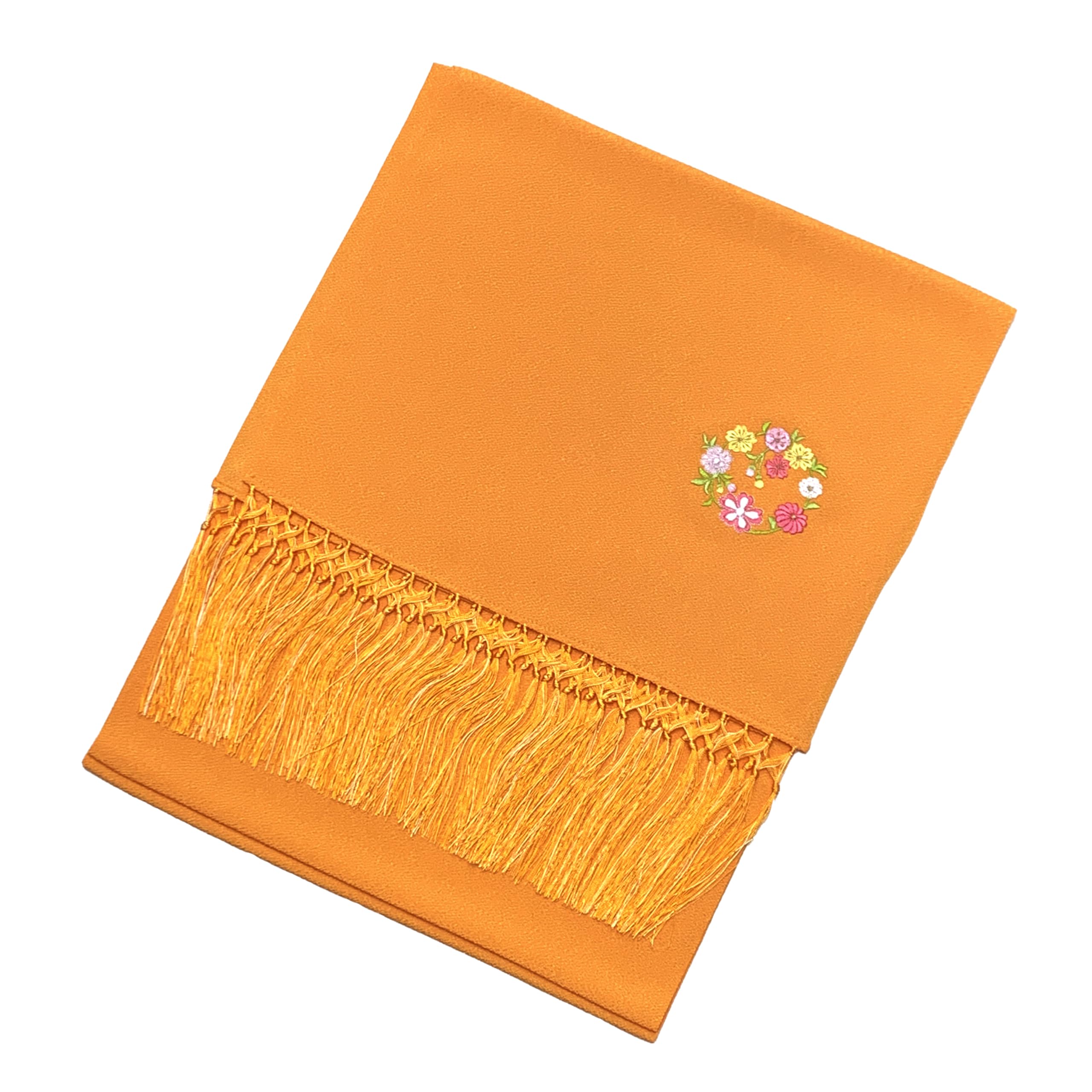 

Muromachi Shigoki Girls Crepe Fabric Shiko Takashi Japanese Accessories for Kimono 753 yu [Kyoto st. ] Shichi-Go-San Children s Yamabuki, Wreath