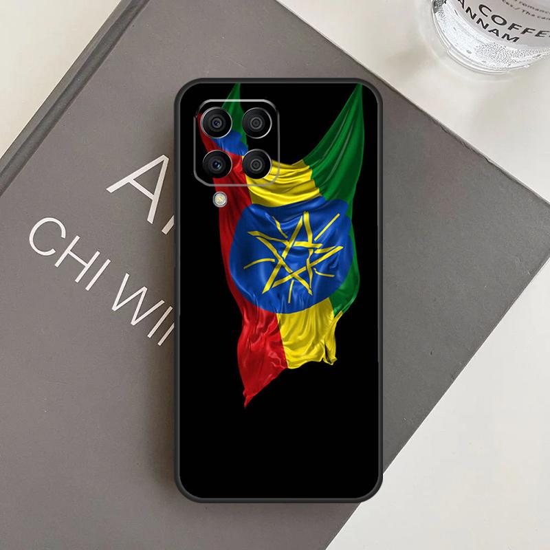 Ethiopia Flag Case For Samsung Galaxy M15 M35 M55 M56 M36 M16 M06 M31 M13 M33 M53 M12 M32 M52 M14 M34 M54