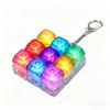 Akcesorium do stanowiska gamingowego: Świecący klawiatura Clicker LED, Dotykowy Fidget Keychain ASMR, Zawieszka z nasadką klawisza z podświetleniem RGB, Nowy