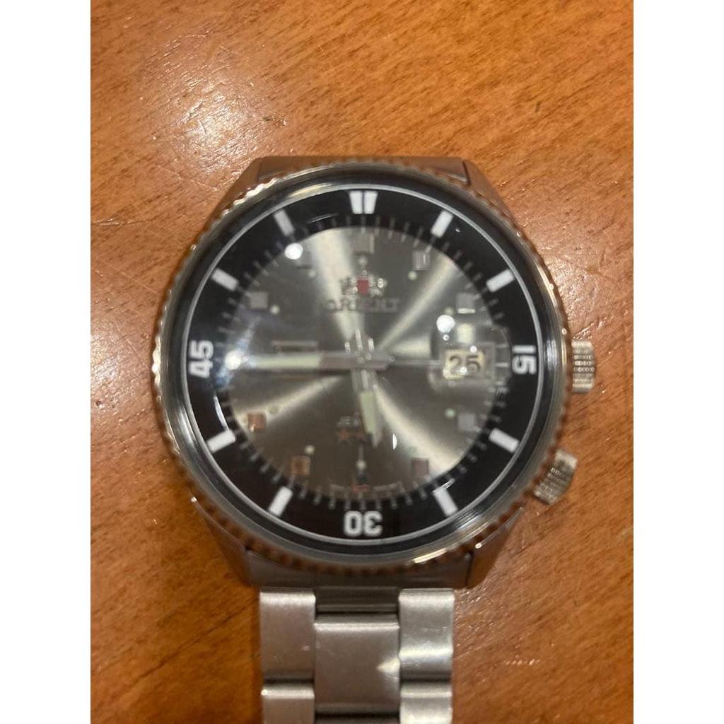 Used ORIENT Vintage Automatic Watch Three Star Rotating Inner Bezel