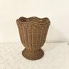 Vasi in Rattan Vasi da Fiore Intrecciati a Mano per Erba della Pampa Fiori Secchi Stili Bohemienne Vasi Rustici Centrotavola
