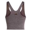Adidas Sleeveless Sports Shirts Women's Aurora Coffee Honey Moderate Nipped-in Waist (Unisex) Sleeveless Sports Shirts