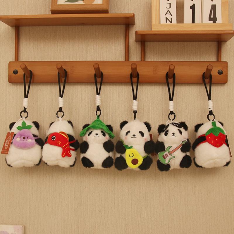 4-inch Creative Cartoon Plush Doll Keychain - Cute Claw Machine Toy & Gift for Girls