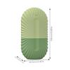 Face Ice Roller Silicone for Face and Eyes, Cooling Puffiness Relief, Reusable Freezable Green Shell Design