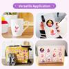 50Pcs Cute Pink Duck Stickers Pack - Adorable Animal Decals for Laptop/Phone/Luggage Decor