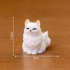 12PCS Simulation Resin Cats Model Figurine Safe Desktop Ornament Accessories For Creative Garden Landscape Display